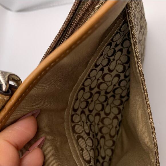 COACH Brown Wristlet - Picture 9 of 11